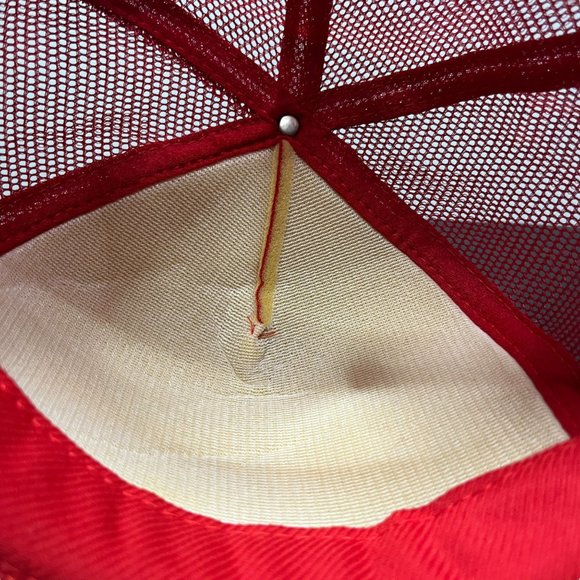 Vintage CRAFTSMAN Red Hat Baseball Foam Trucker Mesh Snapback Hat - Picture 12 of 12